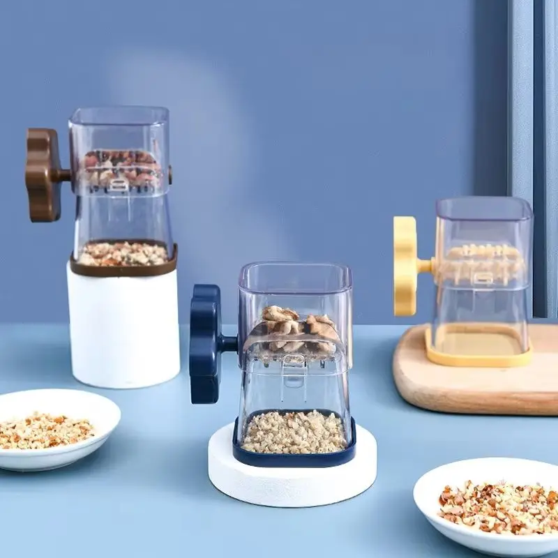2026 Portable Grinding Tools Nut Walnut Grinder Hand Crank Kitchen Multifunctional Manual Nut Chopper Detachable Fruit Crusher