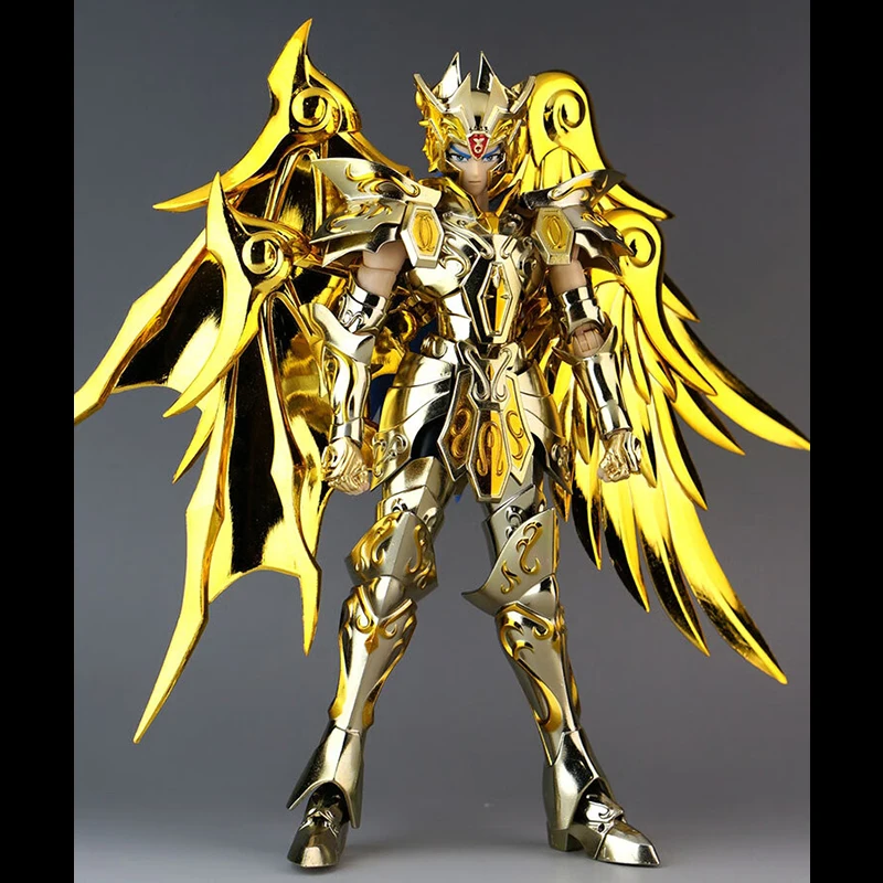 CMT Great Toys GT Ex Gemini Saga God Cloth + Totem Skeleton Soul of Gold God Saint Seiya Metal Armor Myth Cloth Toys PVC Figure