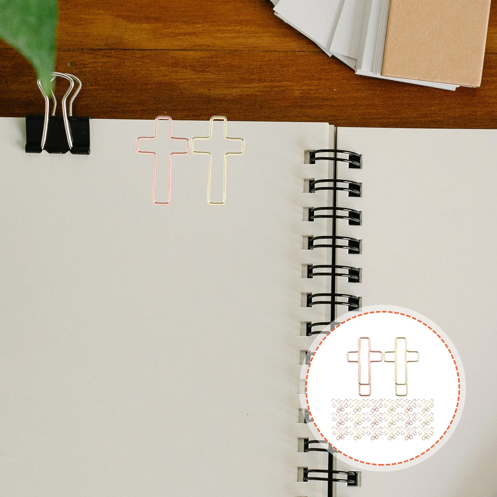 

20 шт. креативных фигурных скрепок, прочные металлические скрепки-кресты, удобные офисные принадлежности для конвертов, блокнотов, документов