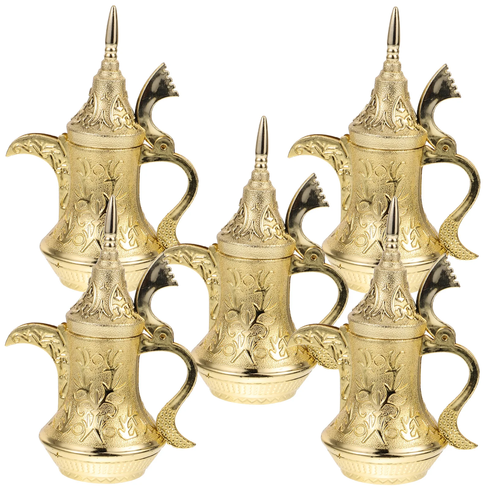 5-teilige Geschenkboxen, Süßigkeitentüte, Lampe, Hochzeitsdekoration, schicke Snacks, goldener Kunststoff – Detail 1