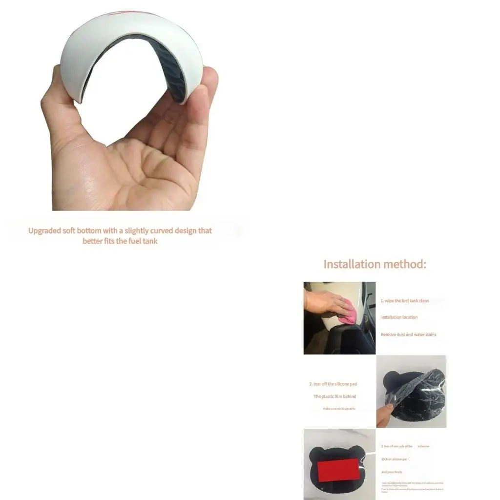 Protective Pad Silicone Anti Collision Equipment Motorcycle Crotch Buffer Pad Protecting Gadget