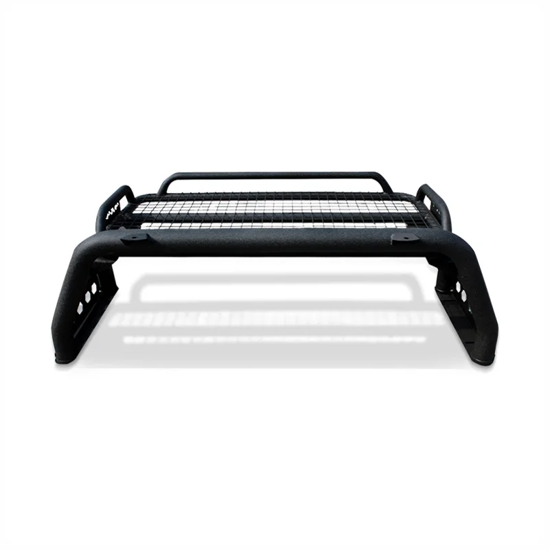 Universal Black Steel 4x4 Sport Roll Bar with Luggage Rack for Ford Ranger Hilux Vigo Revo Isuzu D-MAX Nissan Narava Toyota