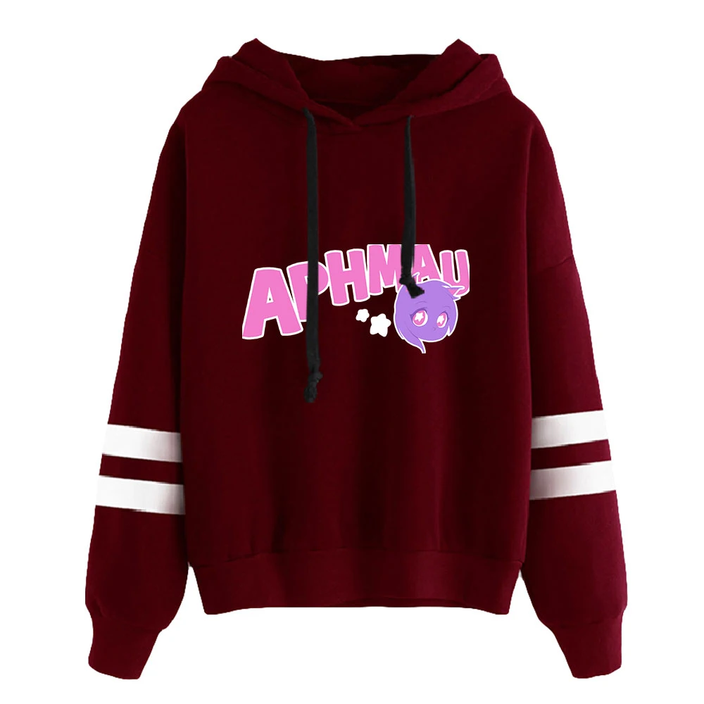 Felpa con cappuccio Aphmau felpa con maniche senza tasche Unisex inverno autunno uomo donna felpe con cappuccio anni '90 Youtuber youth Harjauku Clothes