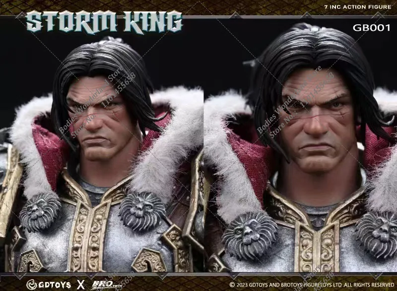 In Stock BROTOYS GDTOYS GB001 1/12 Scale Collectible Storm Ring Varian Wrynn 7Inch Male Action Figure Model Toys for Hobby Gifts