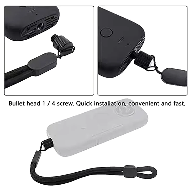 Ремешок на запястье для Insta360 X4/X3/ONEX2/X, ремешок на запястье с защитой от потери, винтовой разъем 1/4, аксессуары для веревки