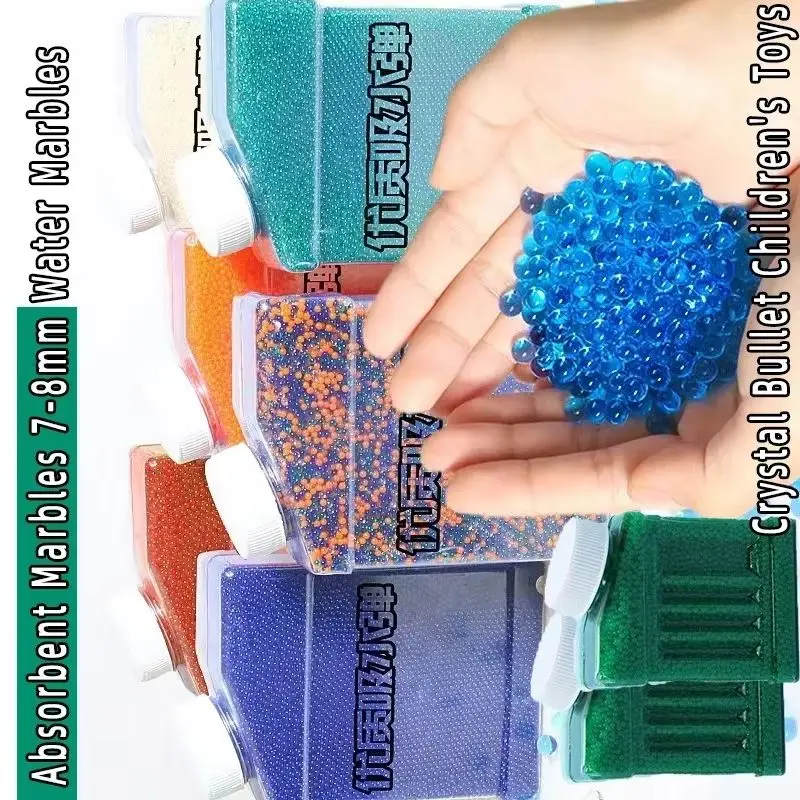 Spaß Kristall Ton Wasser Bombe Spielzeug Kristall Boden Wasser Perlen Schlamm Hochzeit Dekor Wachsende Wasser Bälle Refill Blaster Kugel DIY
