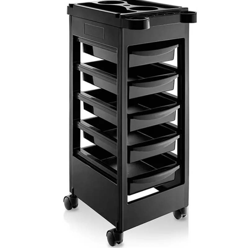wholesale-high-quality-hair-salon-trolley-with-five-drawer-rotary-storage-salon-trolley-hairdressing-facial-beauty-trolley