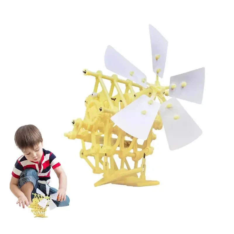 Wind Power Science Kit,Wind-Powered Strand Beast Model Robot Assembly Walker Toy The Wind Power Perpetual Motion Machine Toy