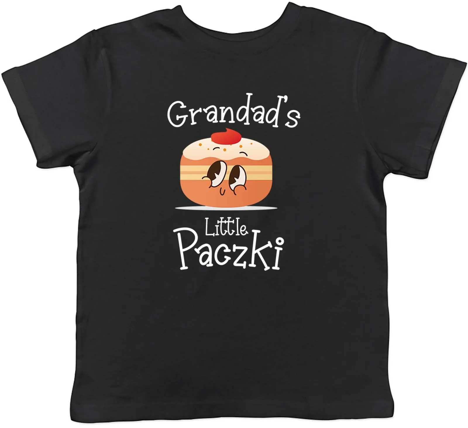 

Personalised Grandad's Little Paczki Poland Polish Kids T-Shirt Boys Girls Gift