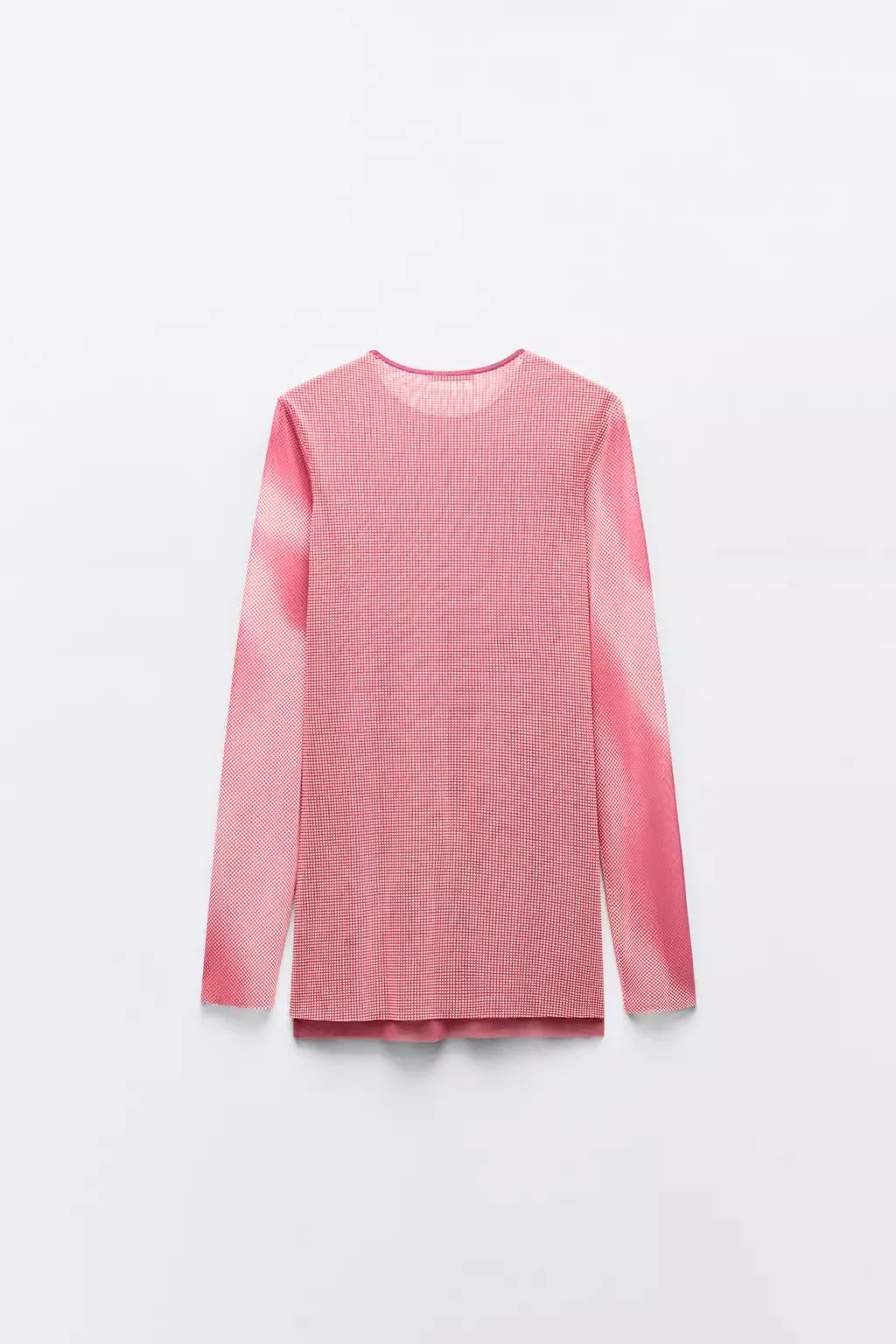 

Summer 2024 New Women's Long Slim Fit T-irt Printed Silk Me Casual Sle Floral Pattern round Ne Mid-Length Sve