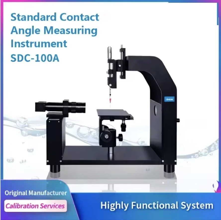 Standard Contact Angle Meter-contact  Goniometer-equipment Source Factory Optical   Measuring Instrument