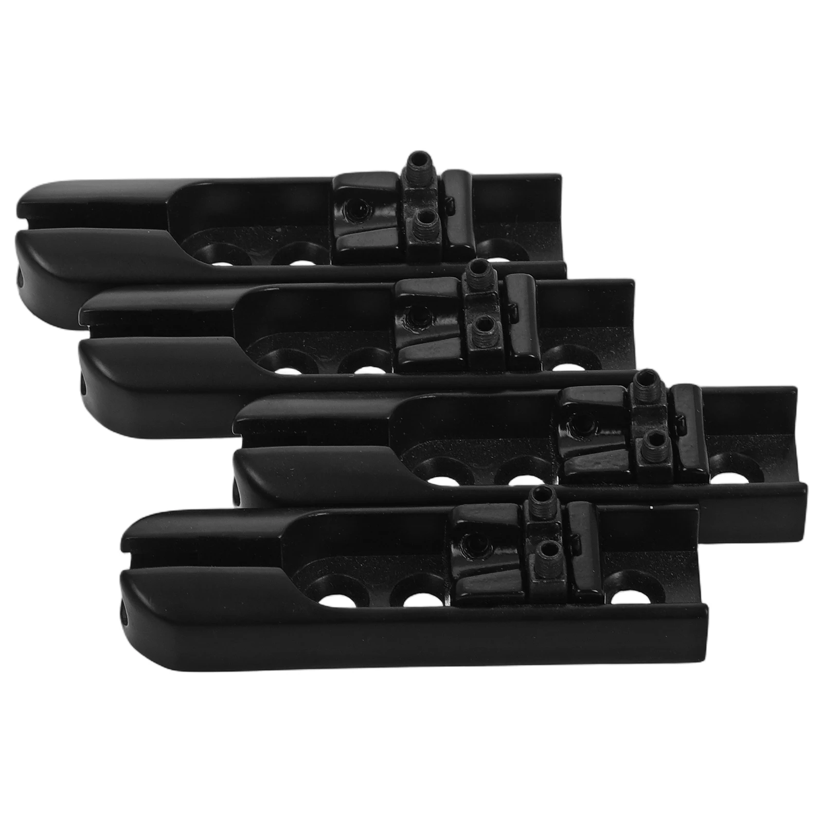 

Bass Single Bridge Durable Split Design Electric Bass Guitar Parts Stable Sound Quality String Replacement Compatibility Metal