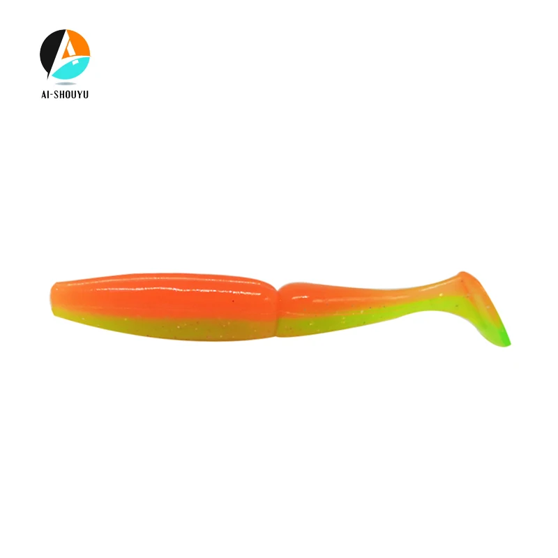 AI-SHOUYU 5pcs Easy Shiner Shad Pesca Fishing Soft Lure 90mm 6.7g Hot Lure Wobbler Leurre  Artificial Fishing Soft Fishing Lure