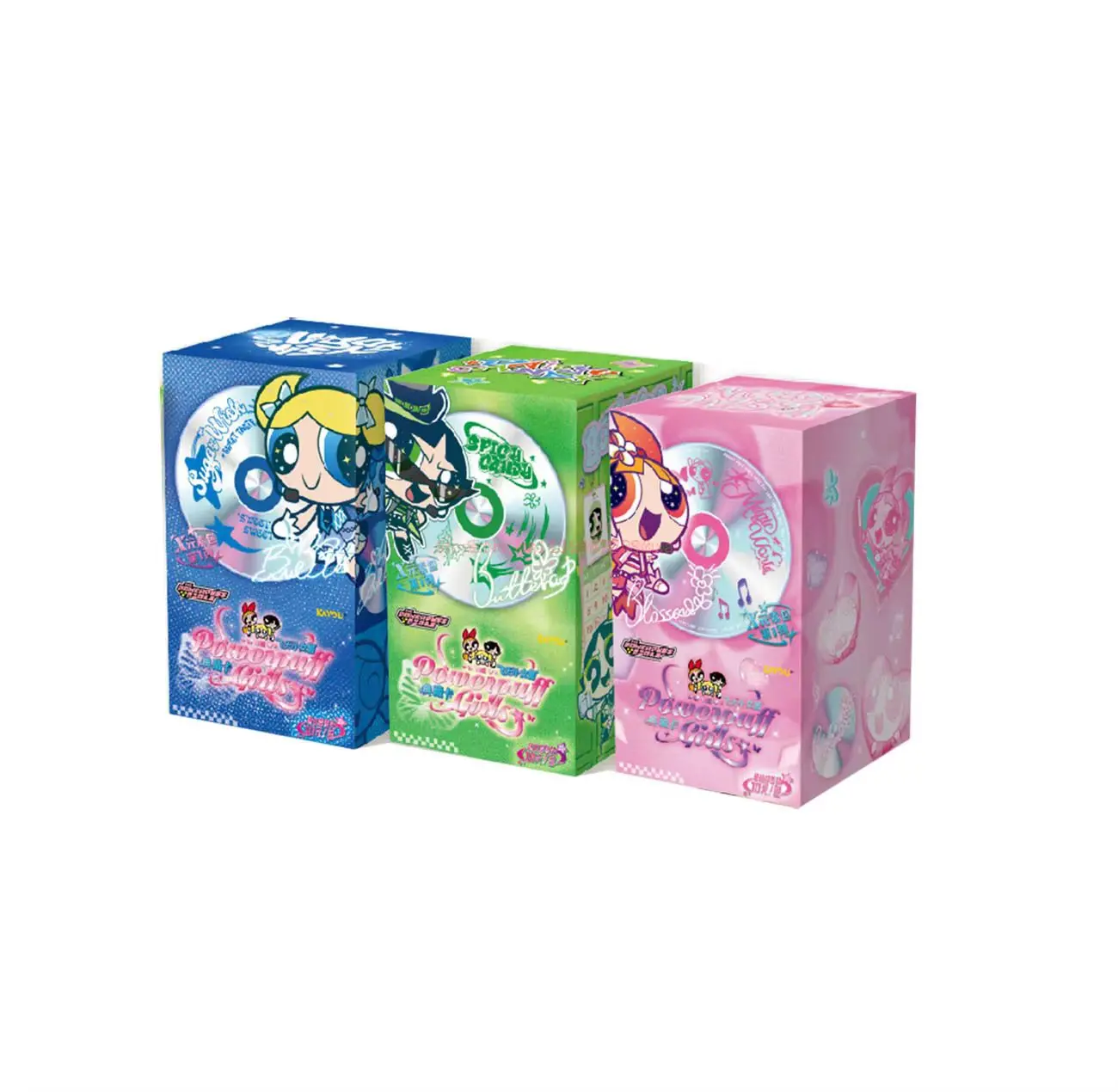 New Sale Genuine Kayou The Powerpuff Girls Collector Cards X-Element Pack Vol.1 Anime Collection Cards Birthday Surprise Gifts