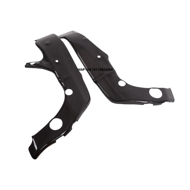 

100% Carbon Fiber Frame Covers Panels Protector Motorcycle Accessories for YAMA YZF-R6 E6 2017 2018 2019 2020