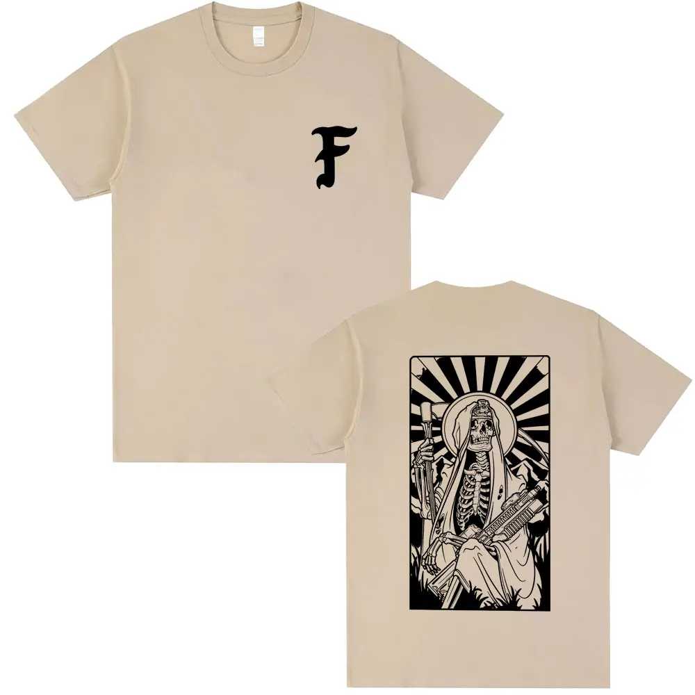 Forward Observations Group Skeleton Graphic T-shirt Men Women Casual Cotton Vintage T-shirts Male Oversized T Shirts Streetwear