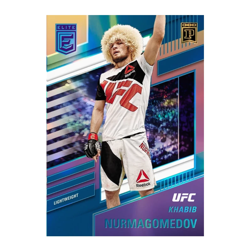 Diy Homemade Panini UFC Series Dustin Poirier Islam Makhachev Khabib Nurmagomedov Collection Flash Card Toys Gift - view 4