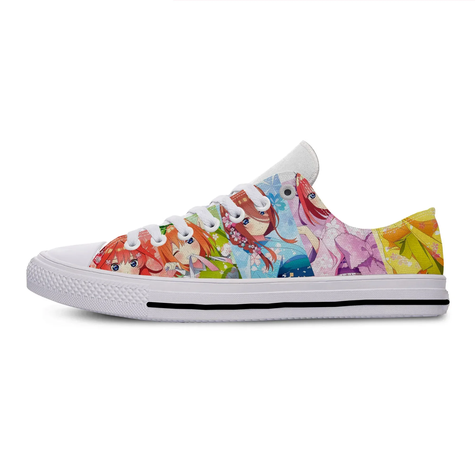 

Anime The Quintessential Quintuplets Lightweight Cloth 3D Print Low Top Canvas Shoe Men Women Fashion Casual Breathable Sneakers