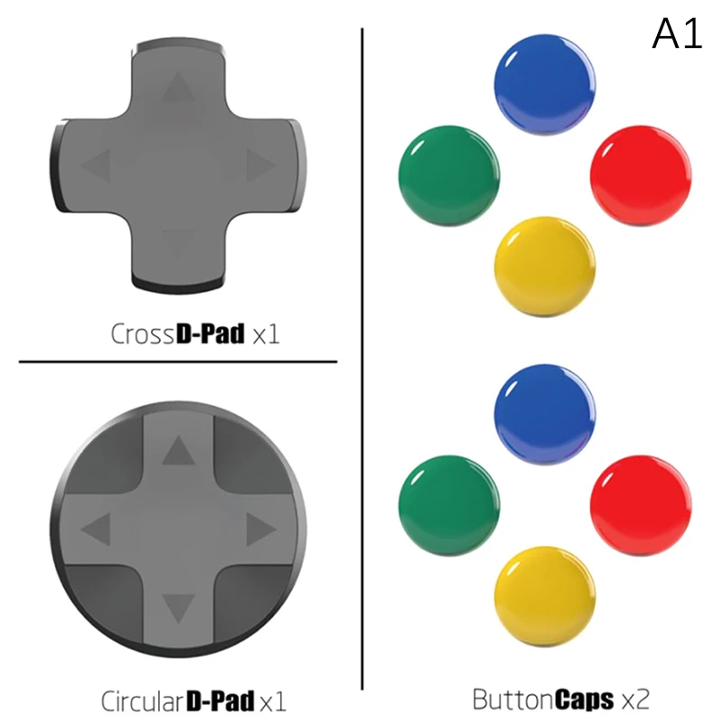 Ns Direction Key Stickers un Set Joystick tappi A bilanciere protettivi Thumb Grips Cover D-Pad Button Case per Switch Lite Joycon Game