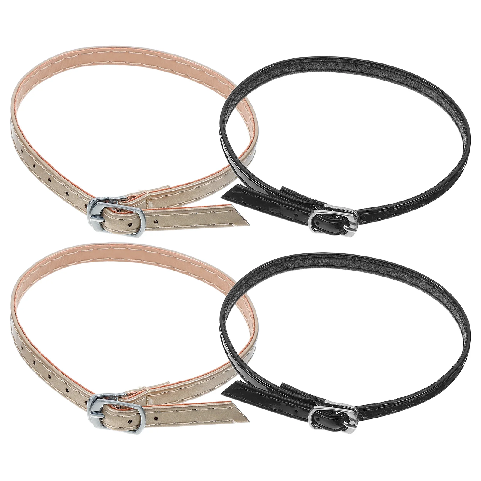 

2 пары съемных прочных ремешков на щиколотке, декоративные аксессуары на высоком каблуке, женский ремешок для обуви, практичный для повседневного использования