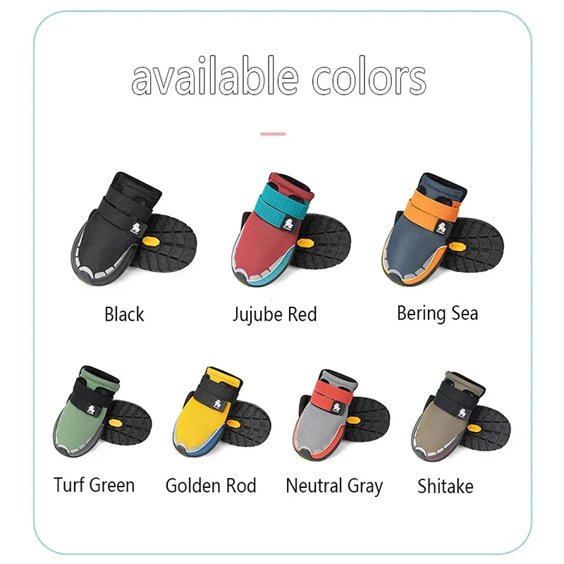 אוהב לחיות מחמד נעלי בית יח'\סט tls48622 4 נעלי ללא החלקה לכלב סנדוויץ 'רשת עליון וו רפלקטיבי