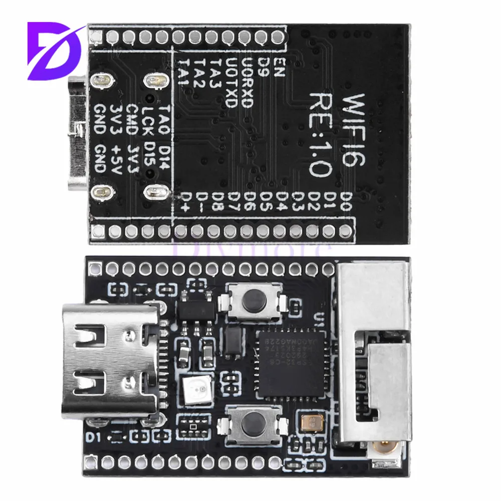 ESP32-C6 Development Board WiFi+Bluetooth Module Single Core Processor Type-C Interface Low Power RISC-V 32-bit ESP32 WiFiModule