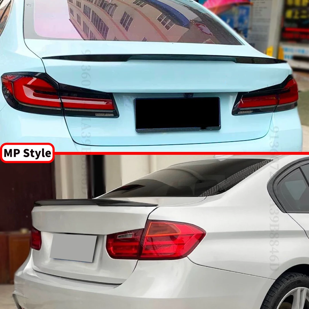 Racing Sport Rear Wing Spoiler Tuning Accessories Deflector M4 MP PSM Style For F30 F31 2013-2018 BMW 3 Series Airfoil Body Kit