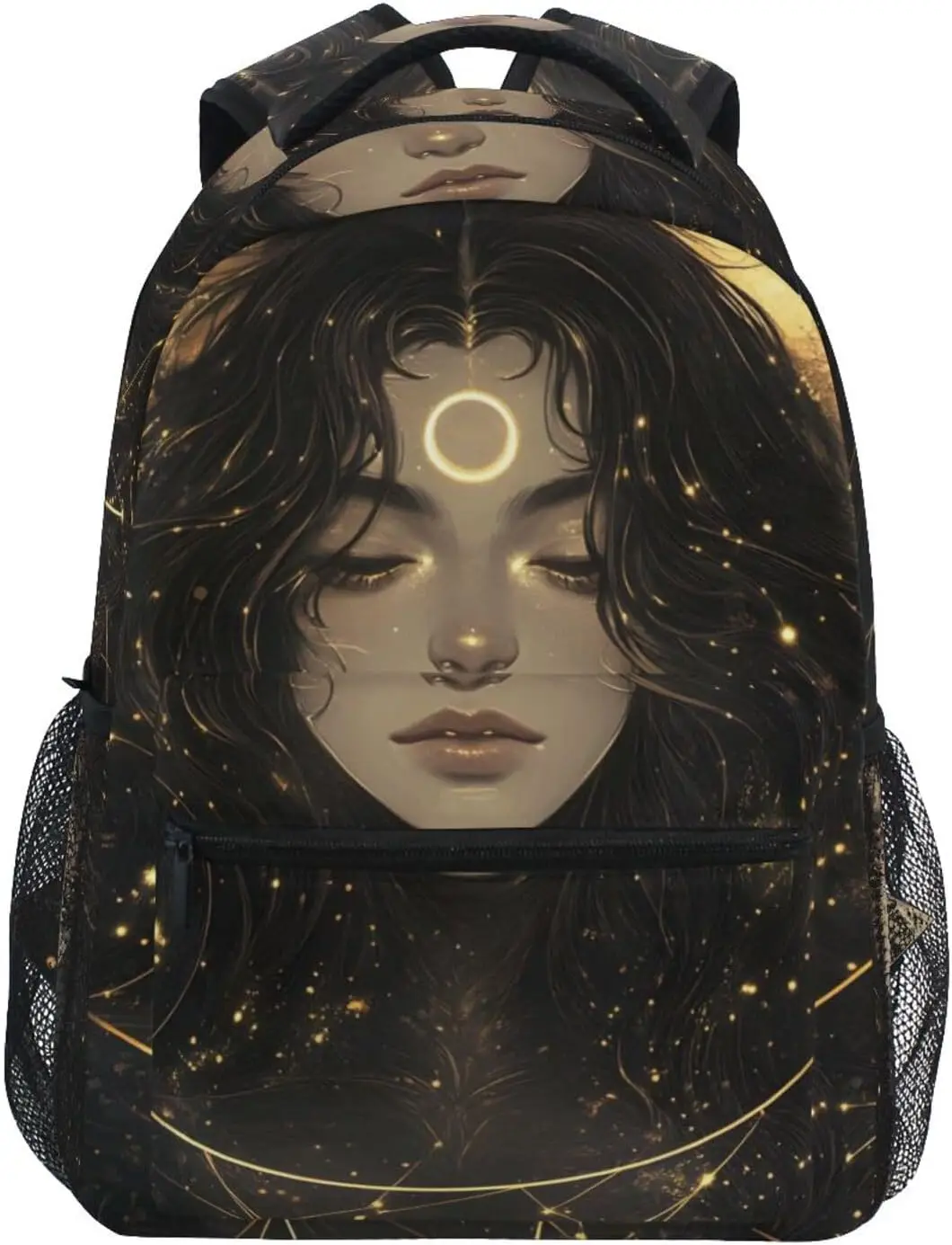 

Mythical Woman Kid's Backpacks , Boys Girls Schoolbags Book Bag for Travel Hiking School Medium Size