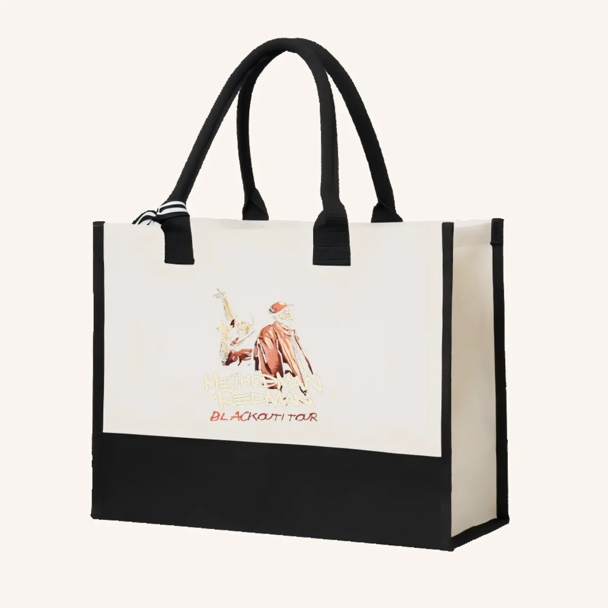 t ريدمان مكبرة 2026 وصل حديثًا حقيبة حمل عصرية واسعة وقابلة لإعادة الاستخدام بنمط طباعة 2 نغمة شديدة التحمل كبيرة Sh #4