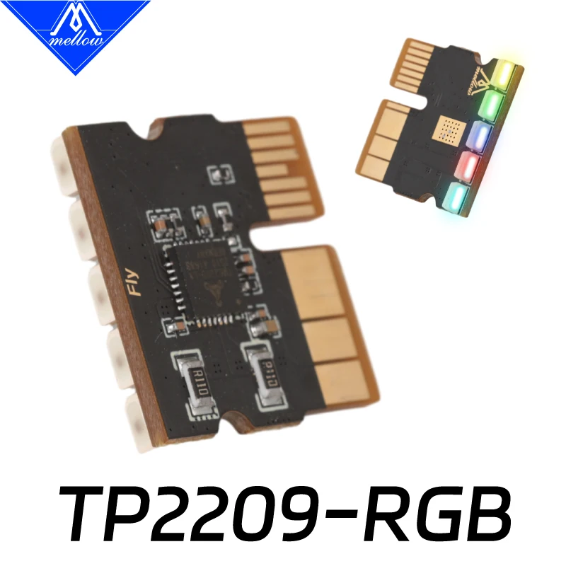 Mellow Tp2209 RGB TMC2209 Motor Driver For 3D Printer Uart Mode DP5 / PROX10 Motherboard Stepper Driver