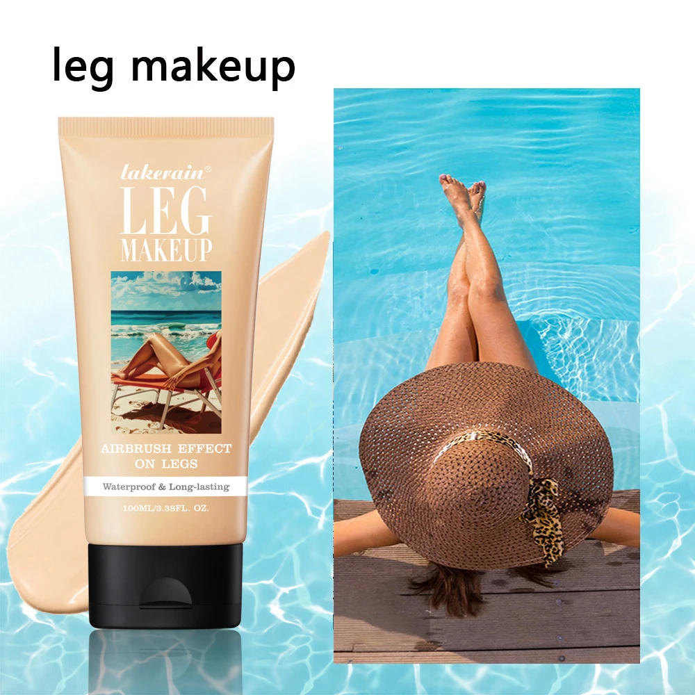 مكياج الساق، ترطيب خفيف، تغطية كاملة، سطع لون البشرة الطبيعي، مقاوم للماء، مقاوم للعرق، مضاد لنقل الجسم