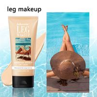 Leg Makeup Moisturizing Light Full Coverage Brighten Natural Skin Tone Waterproof Sweatproof Anti-transfer Body Foundation