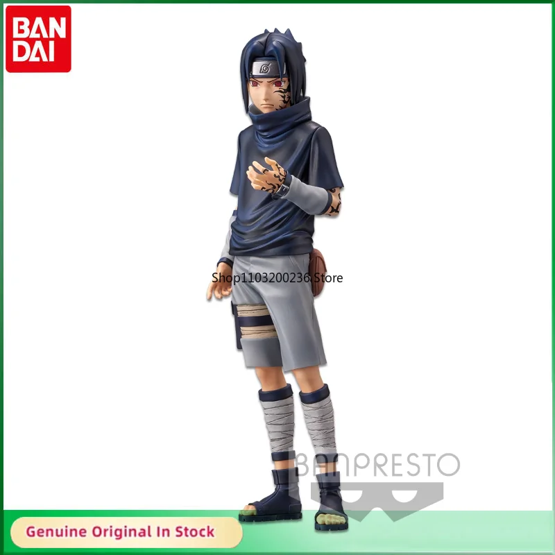 

Bandai Original Anime NARUTO Grandista Nero Uchiha Sasuke Action Figure Model Desktop Decoration Collectible Gifts
