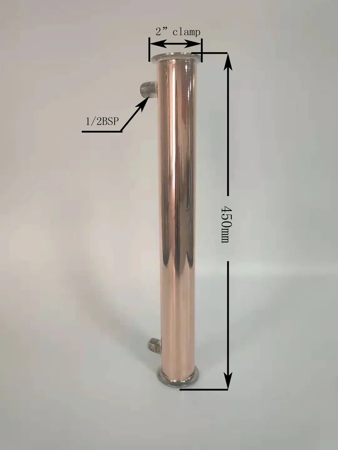 Copper clamp Distiller Condenser，Clamp2