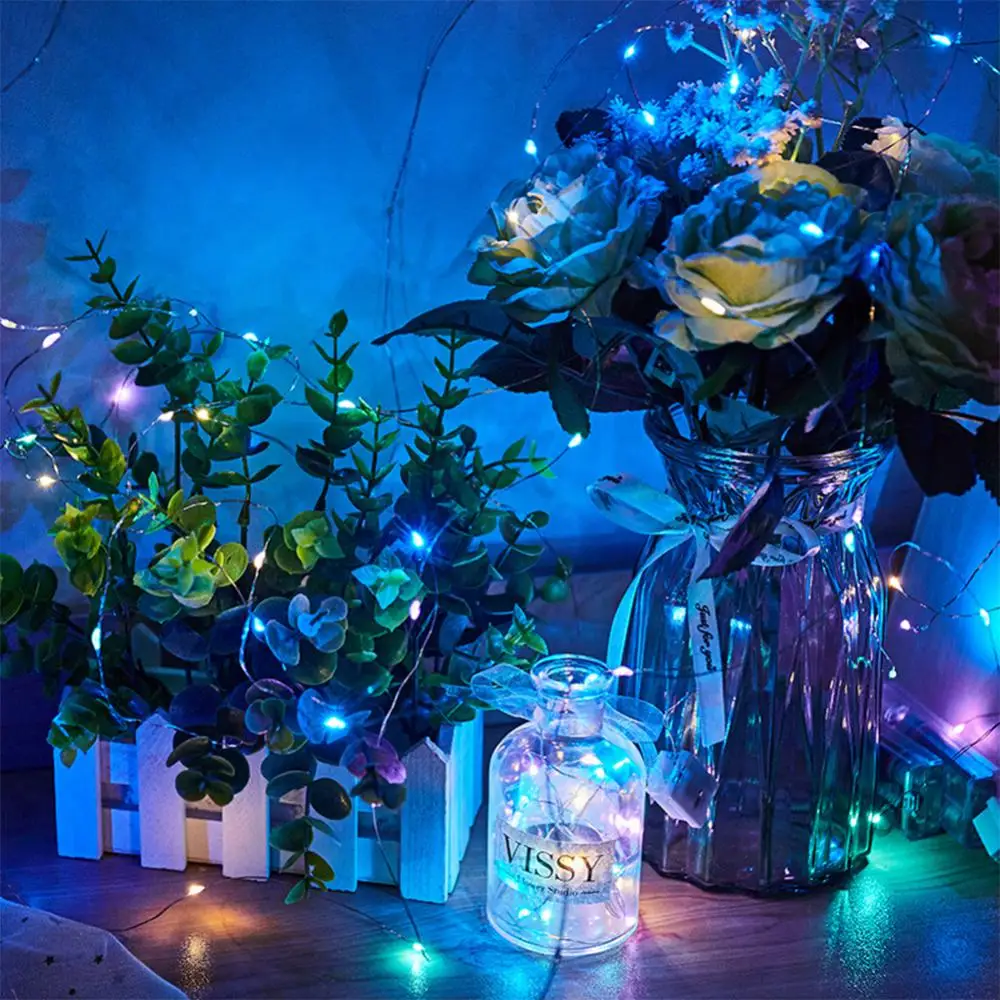 Impermeável LED String Lights para Decoração de Casa, Alimentado por Bateria, Festa de Casamento, Presentes de Natal, 30 LEDs, 3m