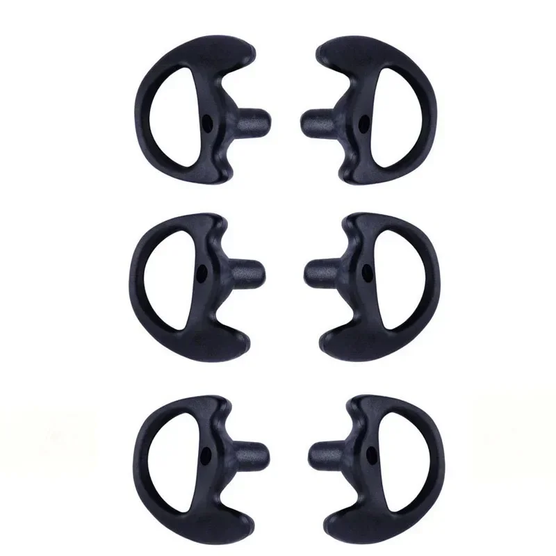 

6pcs/Lot Earmolds Soft Two Way Radio Ear Molds Replacing Earpiece Insert for Acoustic Coil Tube Headset Audio Kits Accessories