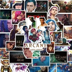 50/30/10 adet oyun Arcane League of Legends oyun kırtasiye çıkartmalar PVC dizüstü bagaj kask Windows Graffiti çıkartmaları çocuk için