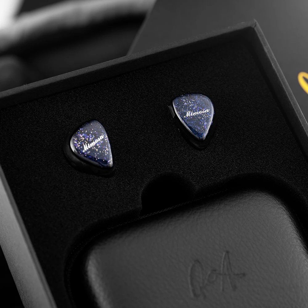 جديد QoA Mimosa في الأذن سماعة 1 ديناميكية + 1 مستو IEMs 3.5 مللي متر 4.4 مللي متر التوصيل ل HiFi سماعة رأس للموسيقى 0.78 2pin كابل سماعة