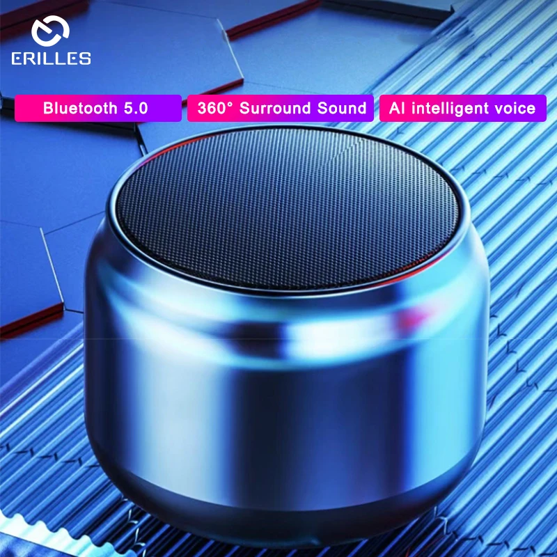 

Bluetooth Speaker Wireless 5.0 Stereo Portable TWS Build-in Mic Portable HIFI Bluetooth Audio Waterproof USB Outdoor Loudspeak