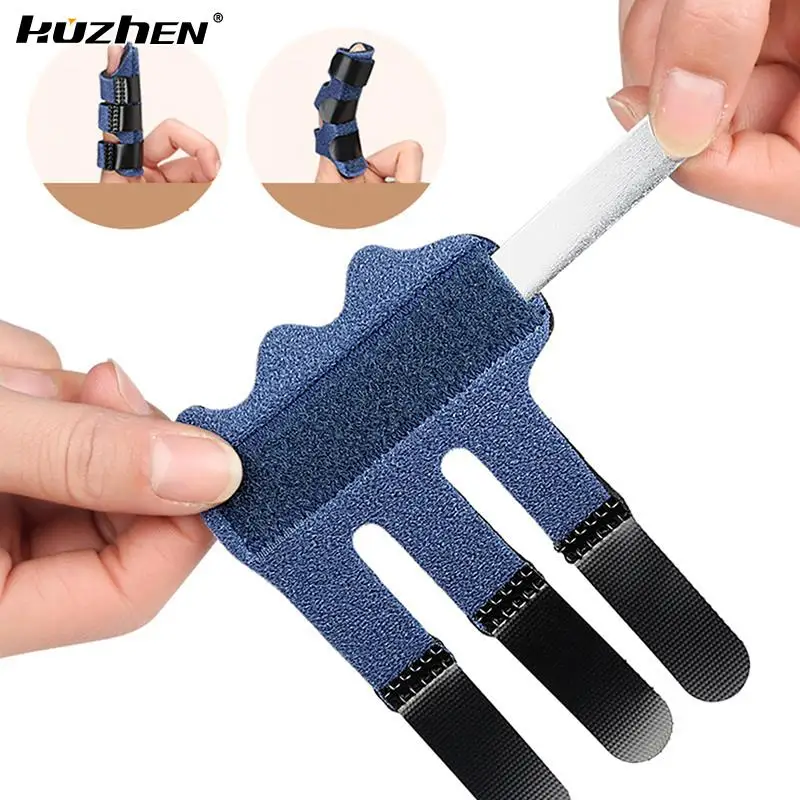 Adjustable Pain Relief Trigger Finger Fixing Splint Straighten Brace Sprain Dislocation Fracture Finger Splint Corrector Support