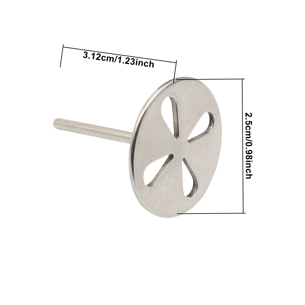 60 Stück Schleifpapiers ch eiben mit Metall nagel bohrer, Ersatz selbst klebende Schleifpapiers ch eiben Pads 25mm elektrischer Fuß kallus – Detail 5