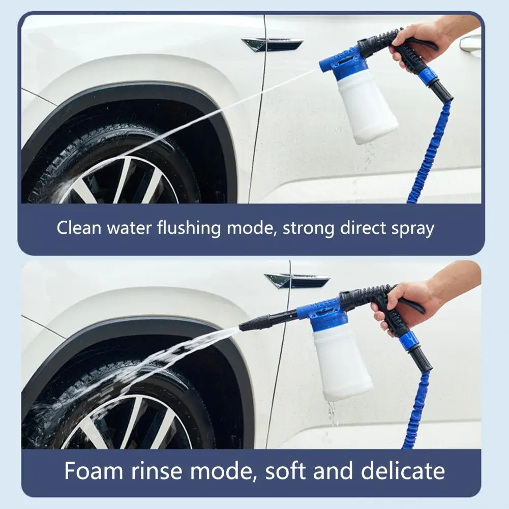 Car Wash Foaming Can High Pressure Large Capacity Fast Foaming 2 Modes Foam Sprayer Watering Can for Home