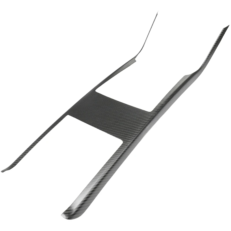 Para Tesa Model S X 2021-consola central de fibra de carbono marco de sillín integrado Panel de Control Central montaje Integral