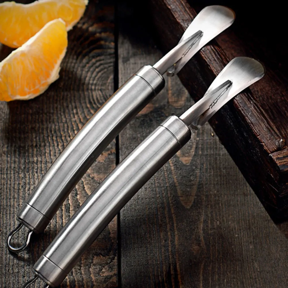 Premium Stainless Steel Citrus Peeler for Oranges Lemons Limes Grapefruits Fruits Vegetables Kitchen Gadget Home