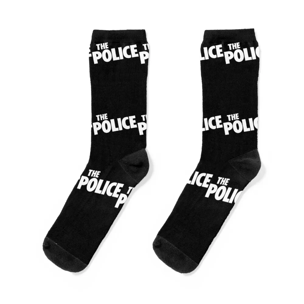 the police synchronicity album new logo Socks floral christmas stocking men cotton high quality with print Socks For Man Women's