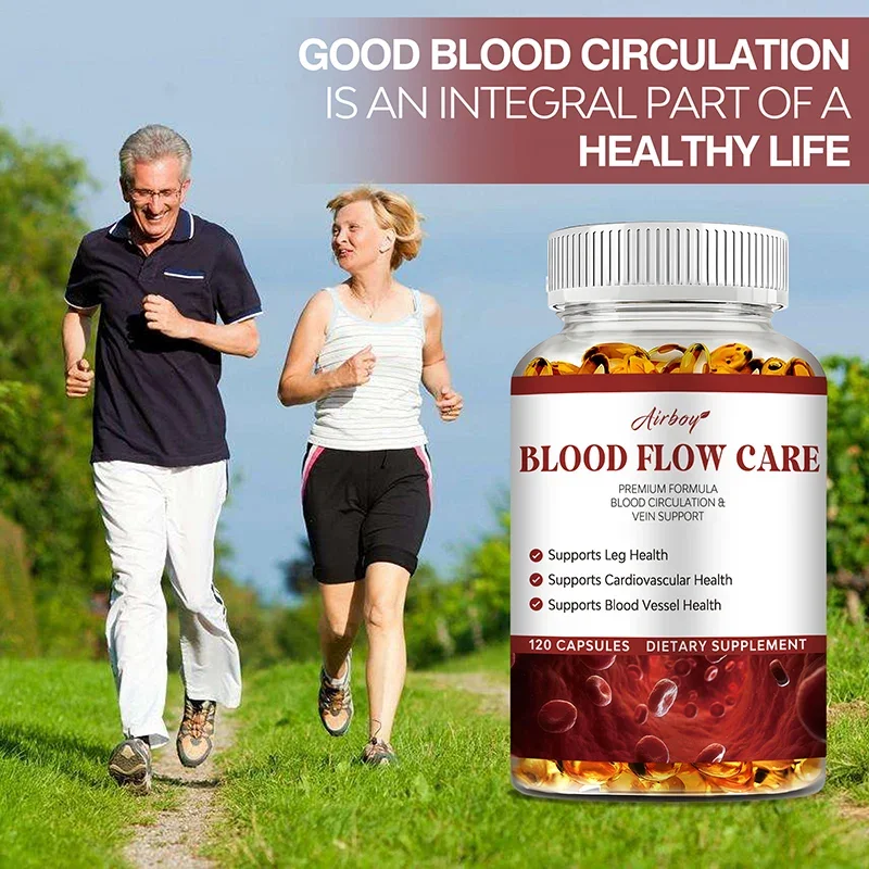 Blood Circulation - Helps Balance Blood Pressure, Improve Blood Flow, Heart and Brain Health, Lower Cholesterol