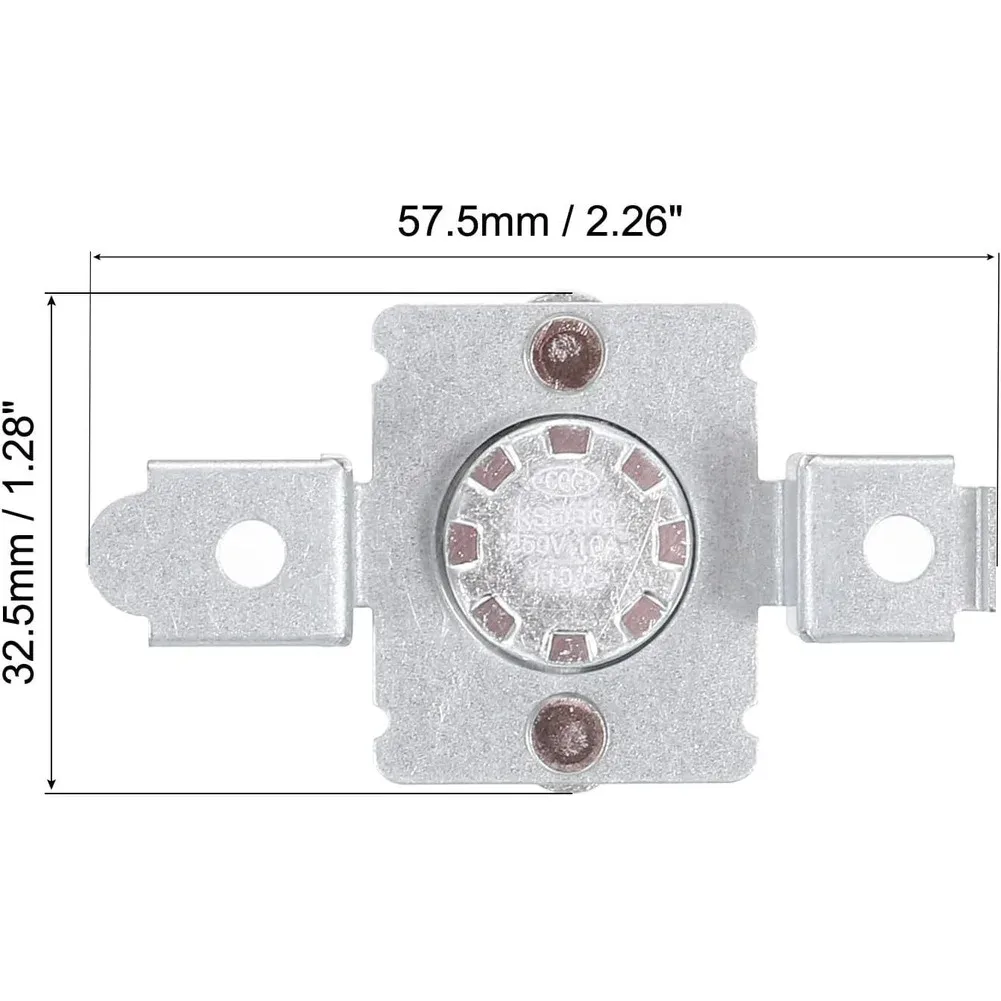 Heating Element Protector Sliver 6931EL3003C Thermostat Efficient Drying Performance Robust Metal Construction