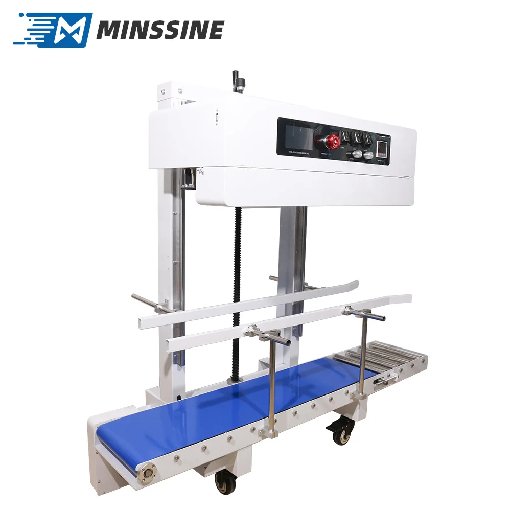 Factory Price Intelligent Industrial Inkjet Date Code Printing Sealer Multi-functional Vertical Sealing Machine