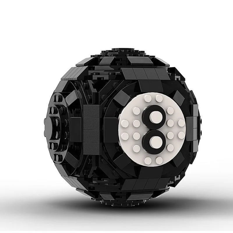 New Desk Ornament Toy Pool Table Ball Building Block Assembling Boys' Birthday Gift Model Puzzle Intelligent Block