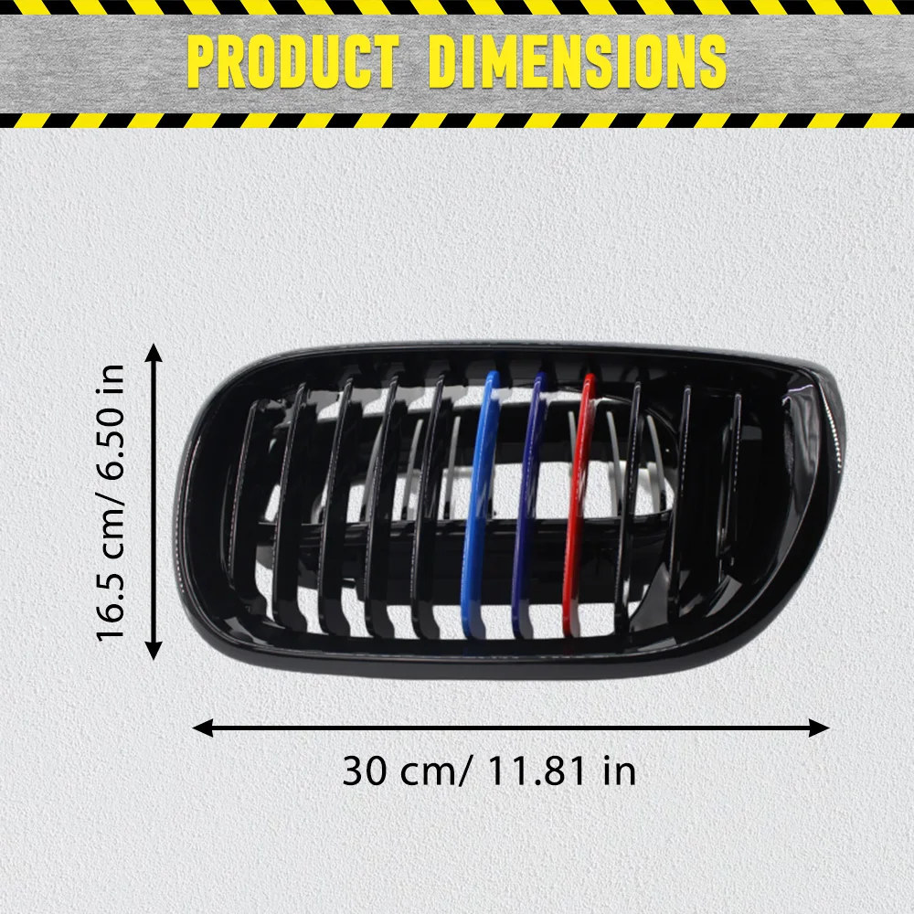 51137030545 511370305456 Car Front Bumper Kidney Grille for BMW 3 Series E46 4-door Facelift 2002-2006